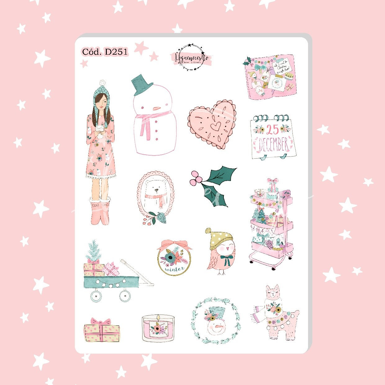 Sticker navidad 251