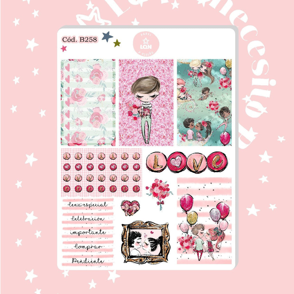 Sticker San Valentin 258
