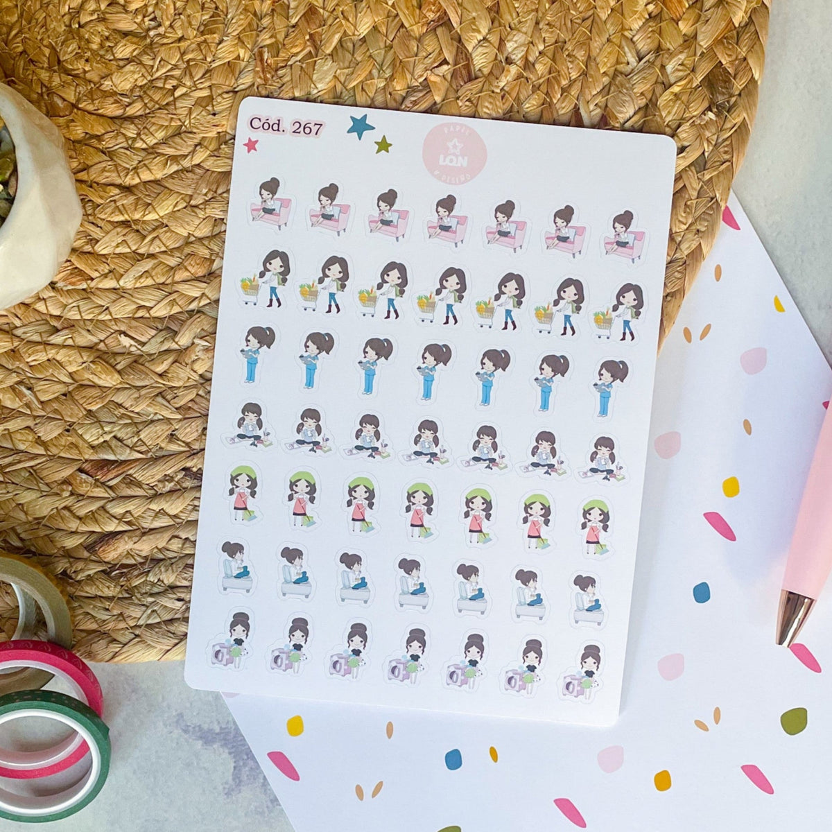 Sticker chicas funcionales 267