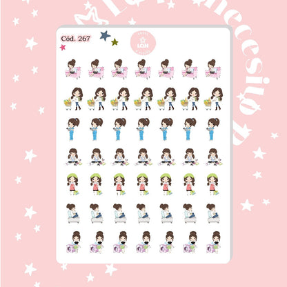 Sticker chicas funcionales 267