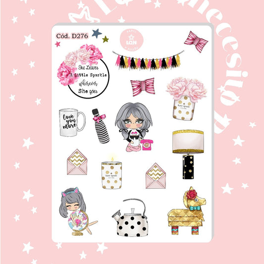 Sticker planner addcit kate spade 276