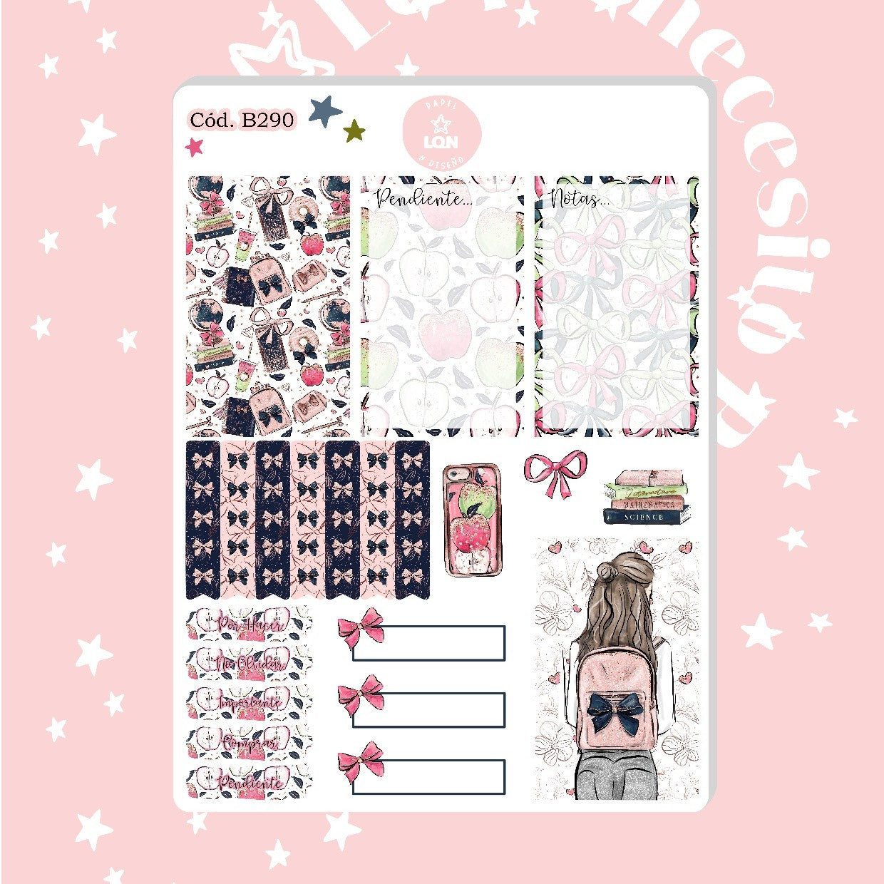 Sticker vuelta a clases 290