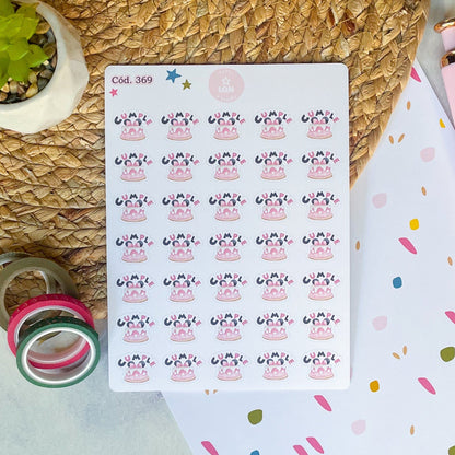 Sticker cumpleaños Minnie 369