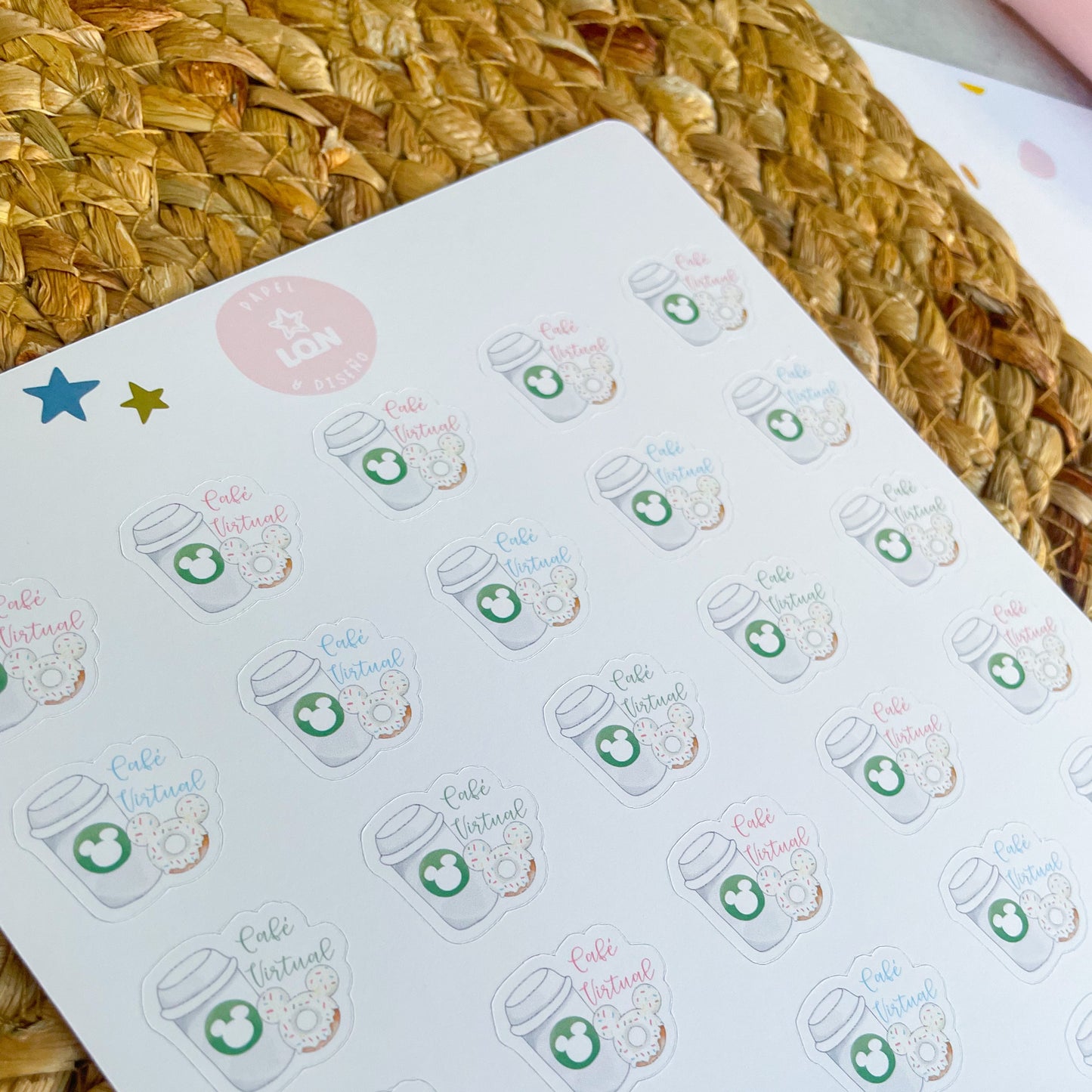 Sticker cafecito virtual 370