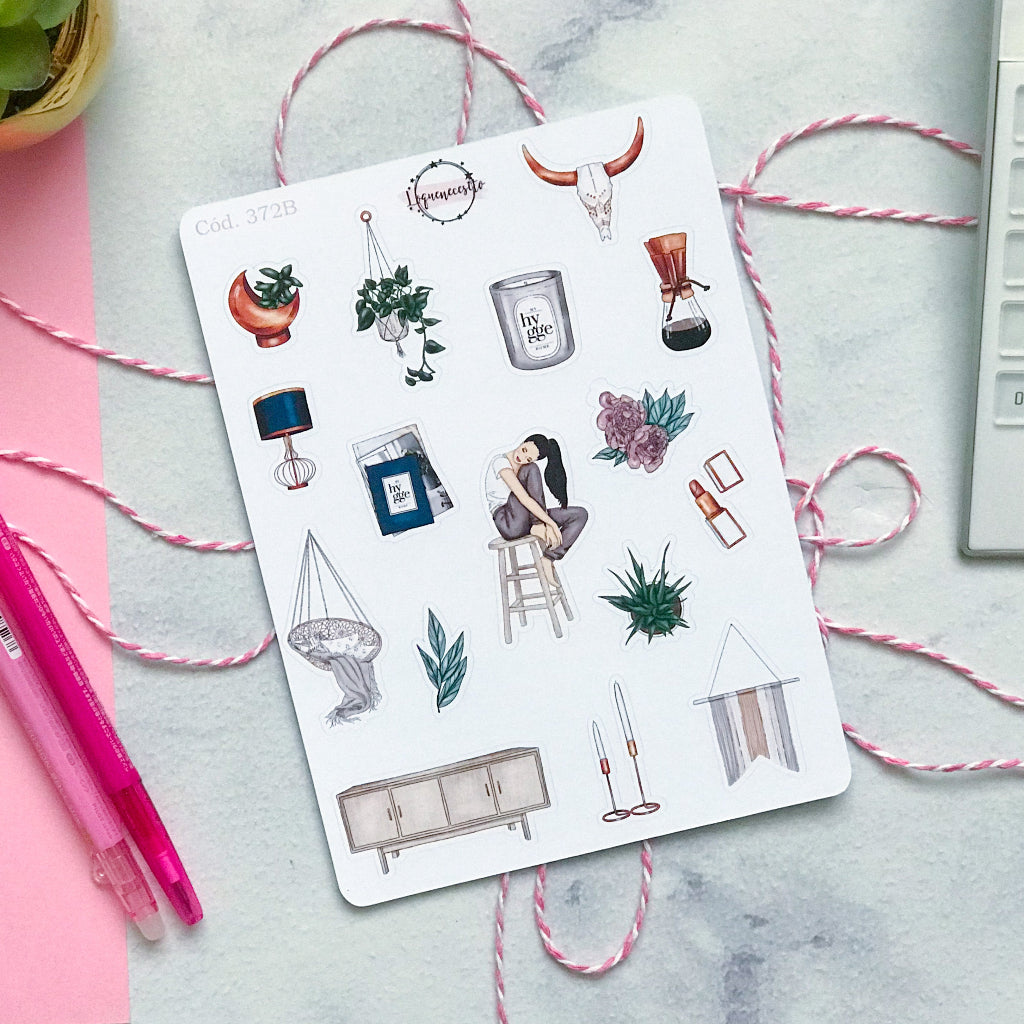 Sticker decorativo hygge 372