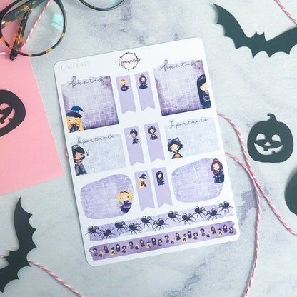 Sticker Princesas Halloween 477