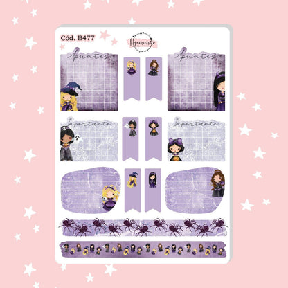 Sticker Princesas Halloween 477
