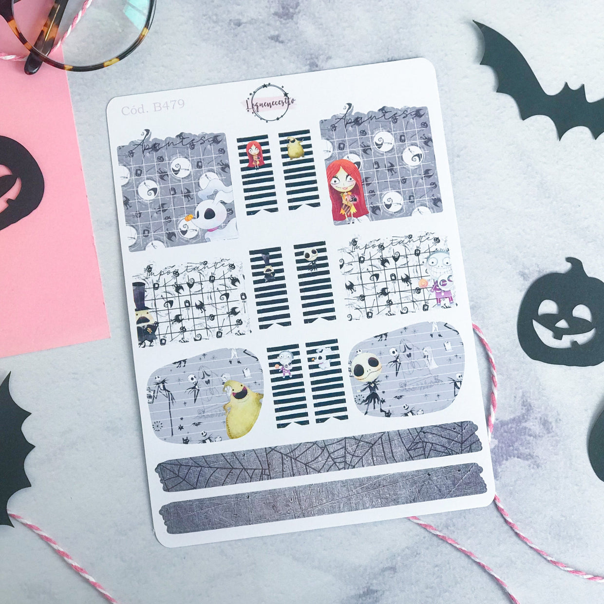 Sticker Jack Skellington Halloween 479