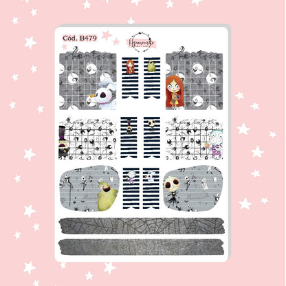 Sticker Jack Skellington Halloween 479