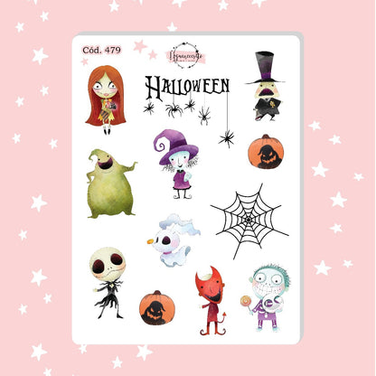 Sticker Jack Skellington Halloween 479