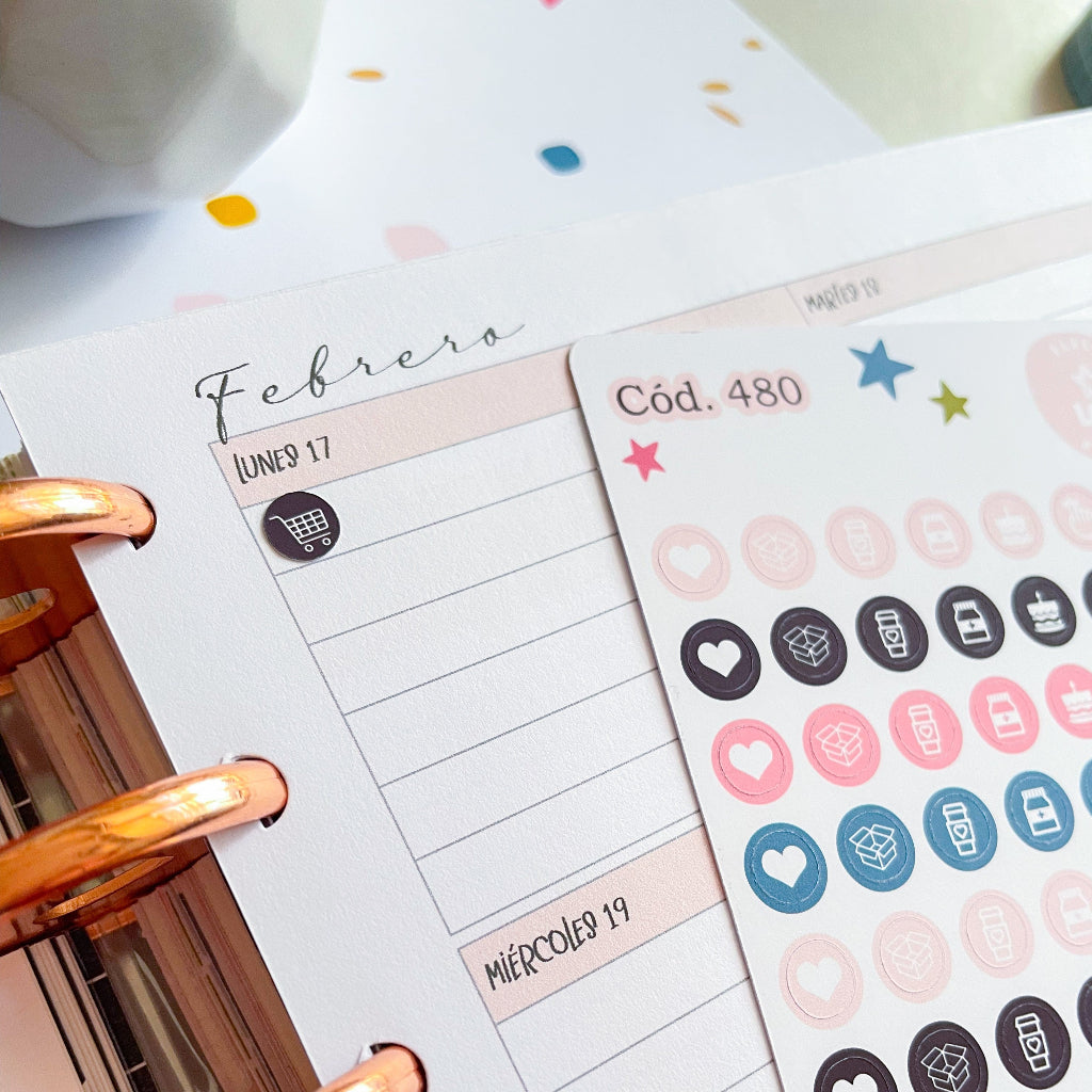 Sticker Iconos colores 480