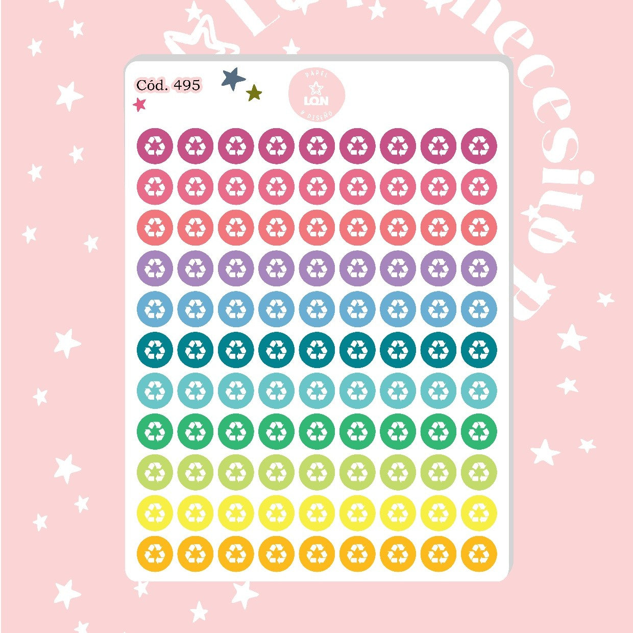 Sticker reciclar 495