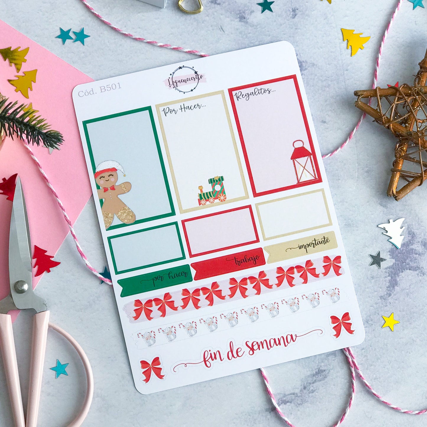 Sticker navidad 501