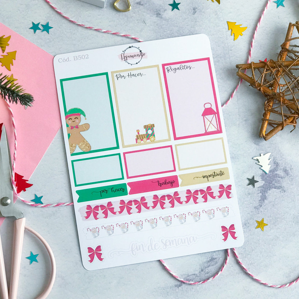 Sticker navidad 502