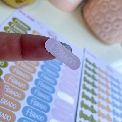 Sticker funcional feriados 556