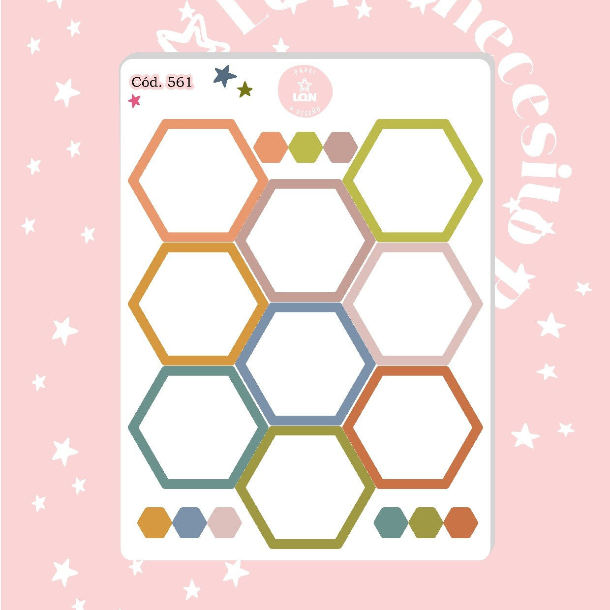 Pack sticker Esenciales para tu planner Boho P01 561
