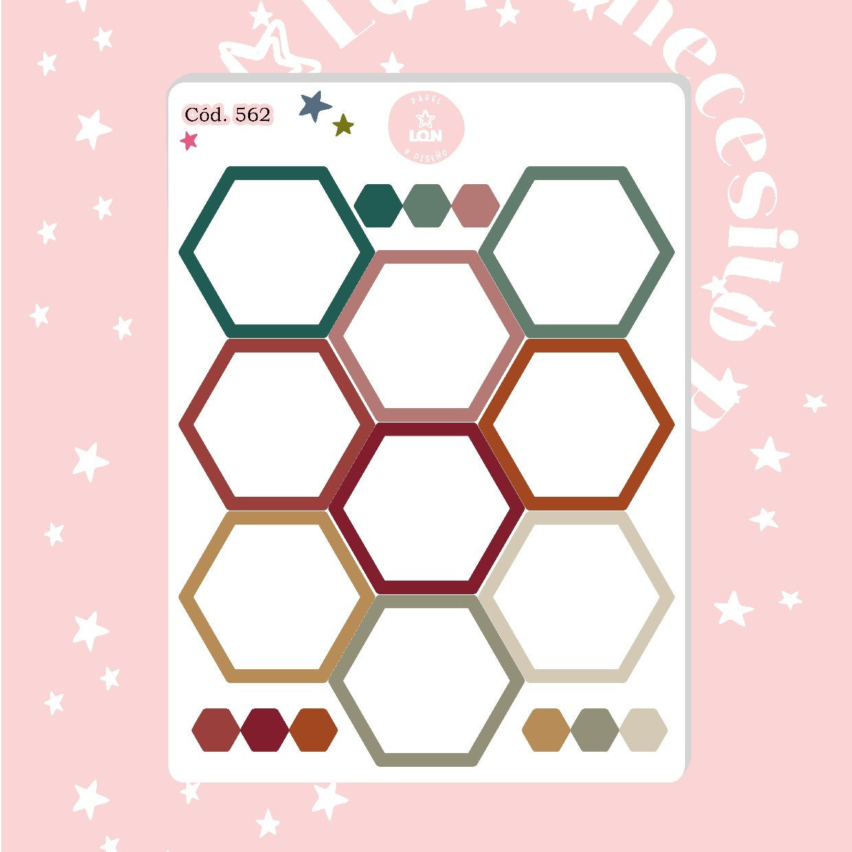 Pack sticker Esenciales para tu planner Fall P01 562