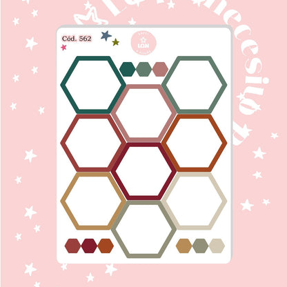 Pack sticker Esenciales para tu planner Fall P01 562