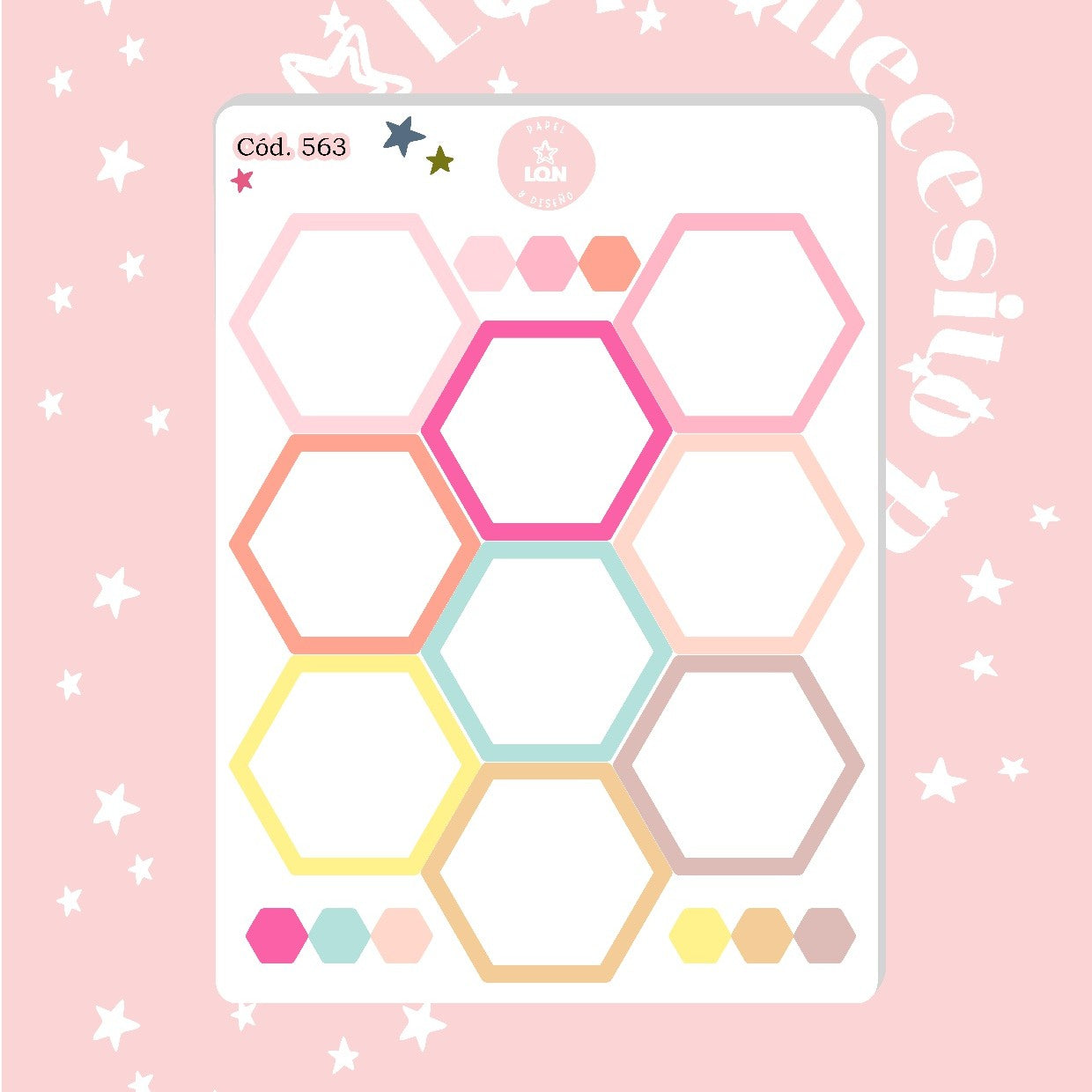 Pack sticker Esenciales para tu planner wonderful P01 563