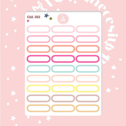 Pack sticker Esenciales para tu planner wonderful P01 563