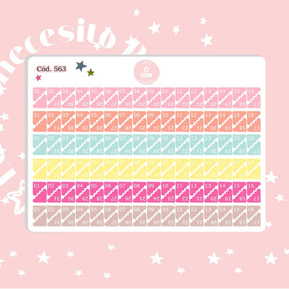Pack sticker Esenciales para tu planner wonderful P01 563