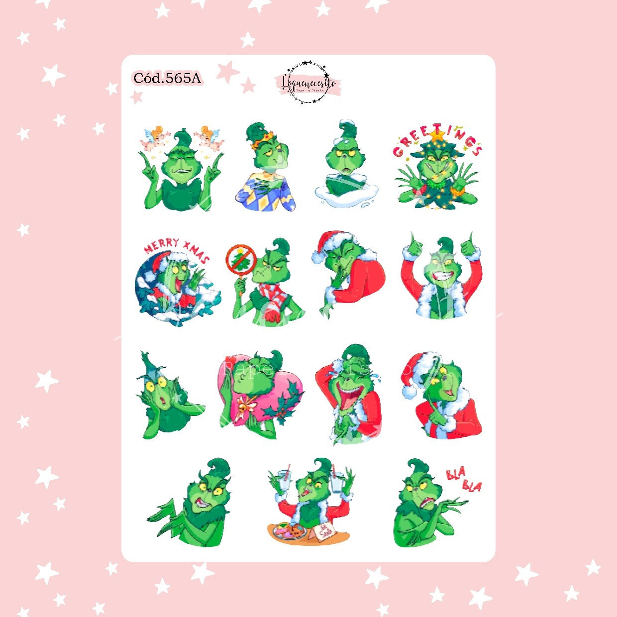 Sticker navidad año nuevo 565