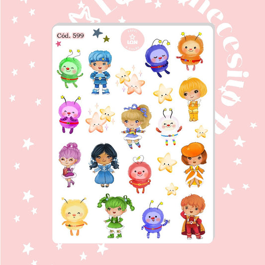 Sticker rainbow brite 599