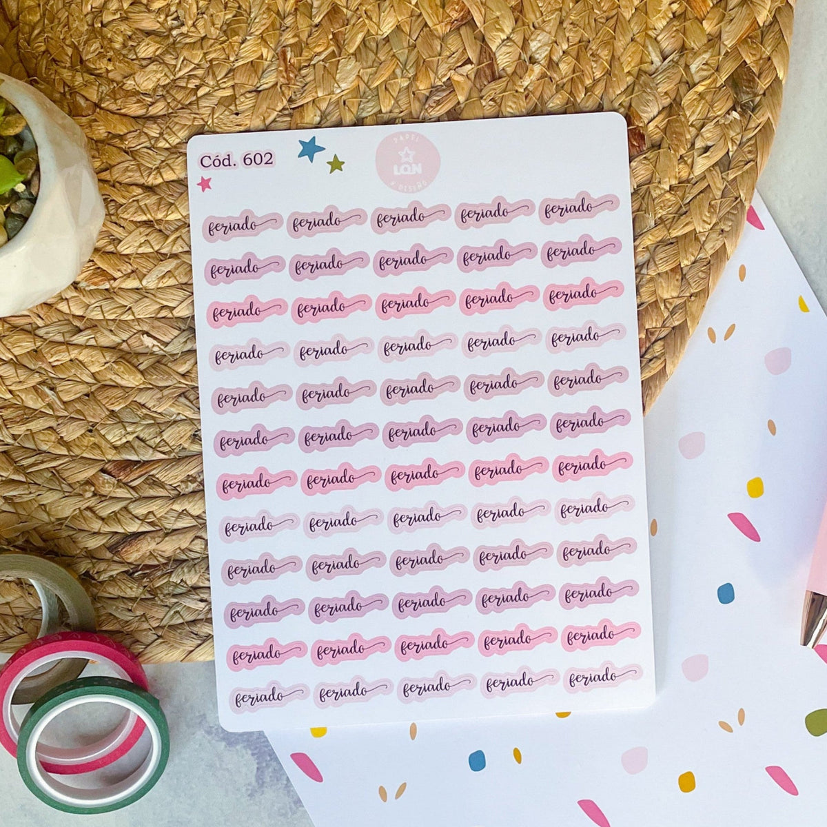 Sticker feriado 602