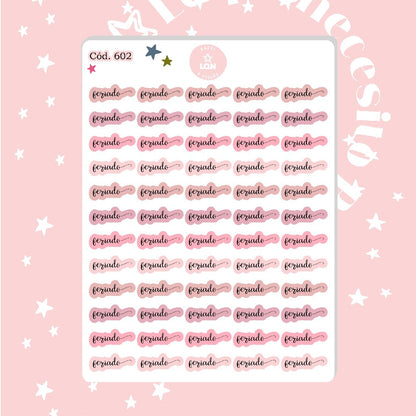 Sticker feriado 602