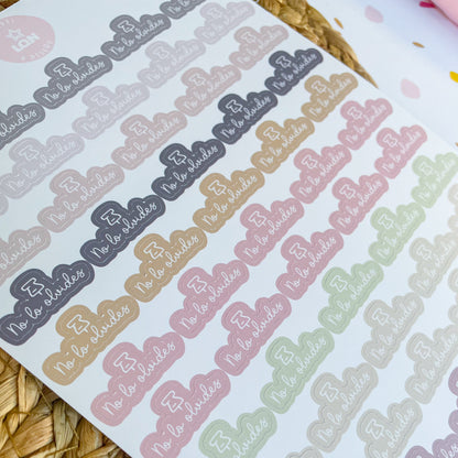 Pack sticker Esenciales para tu planner Ice cream P02