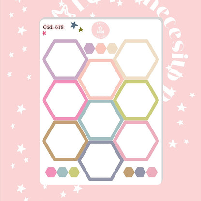 Pack sticker Esenciales para tu planner Bloom P01 618