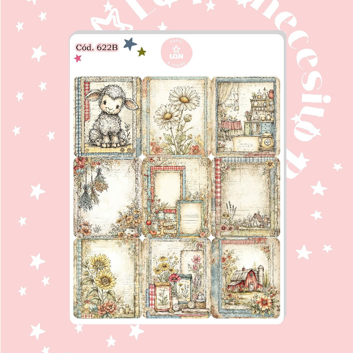Sticker box granja journal 622