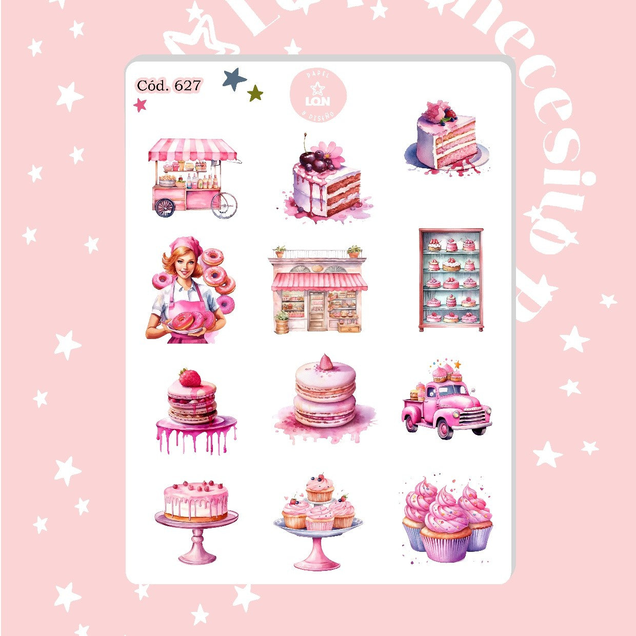 Sticker Cocina pasteleria 627
