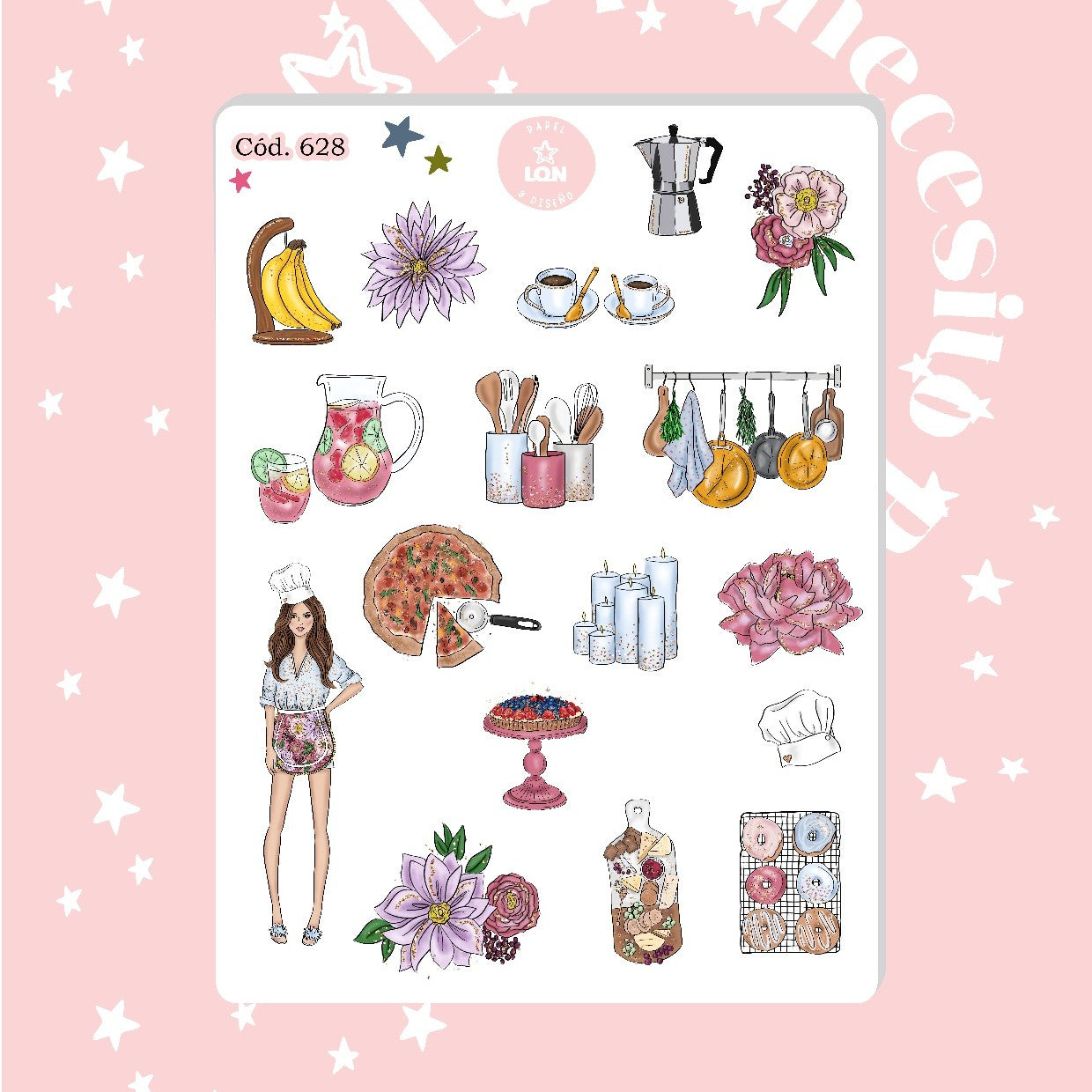 Sticker Cocina pasteleria 628