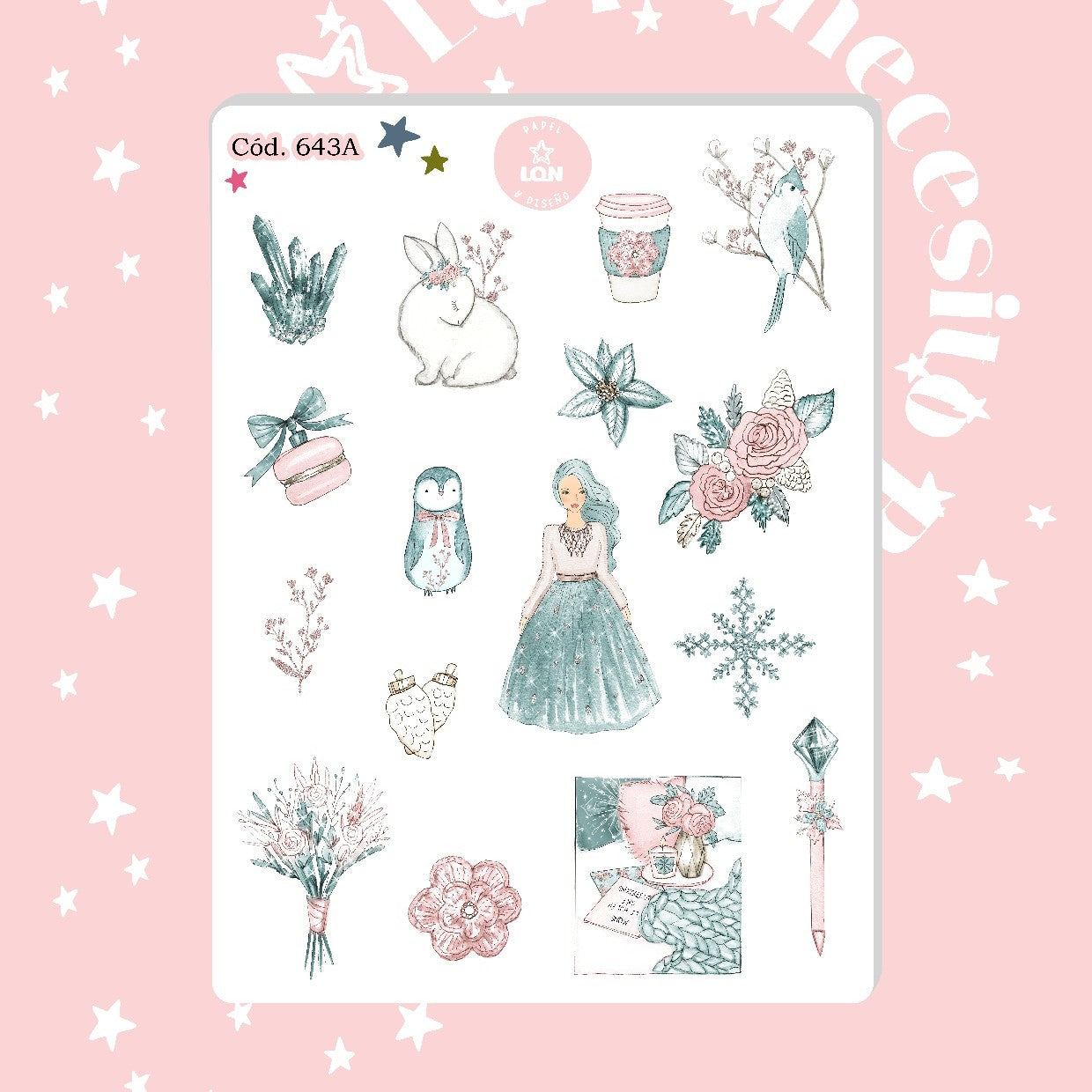 Sticker navidad año nuevo 643