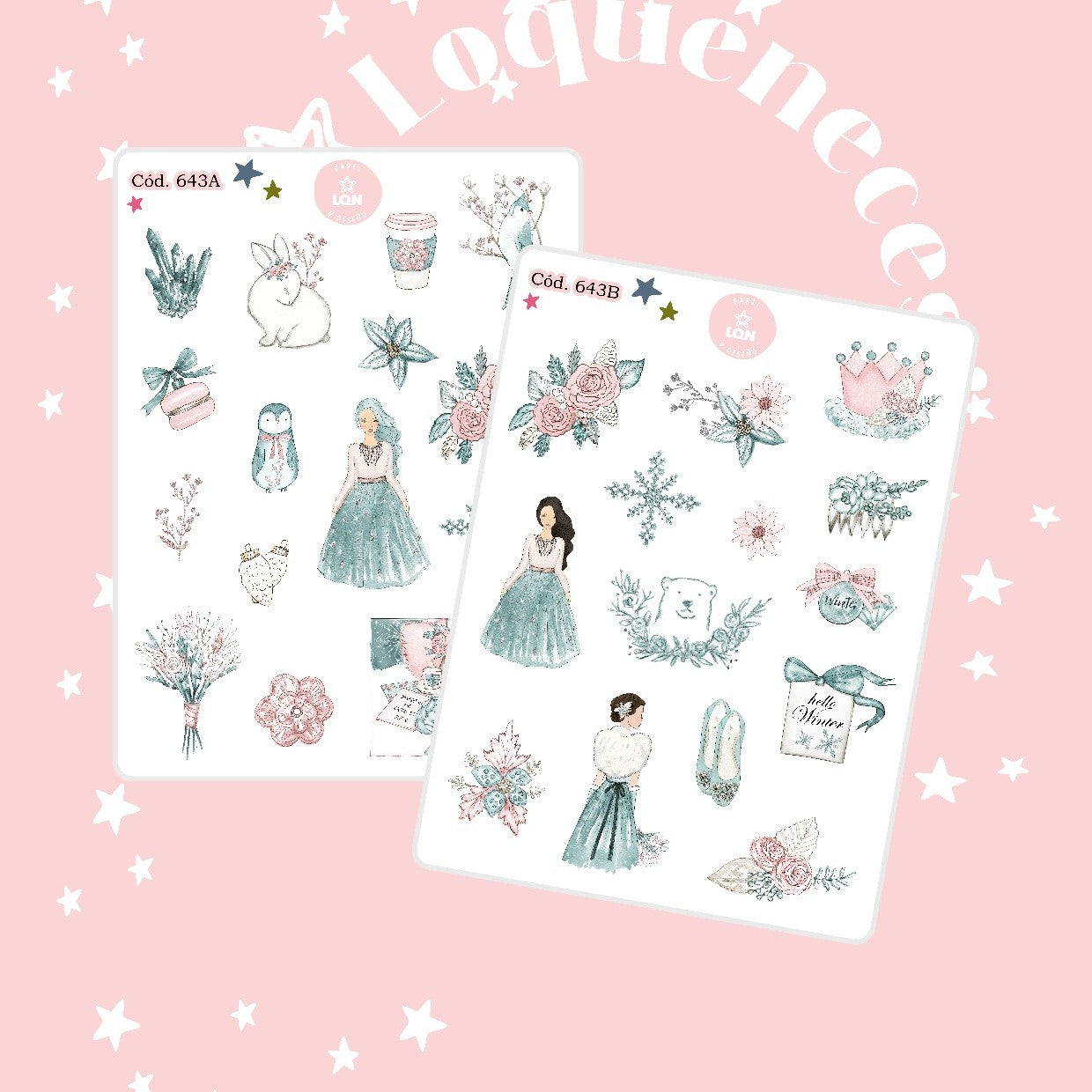 Sticker navidad año nuevo 643