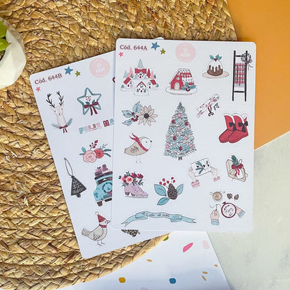 Sticker navidad año nuevo 644