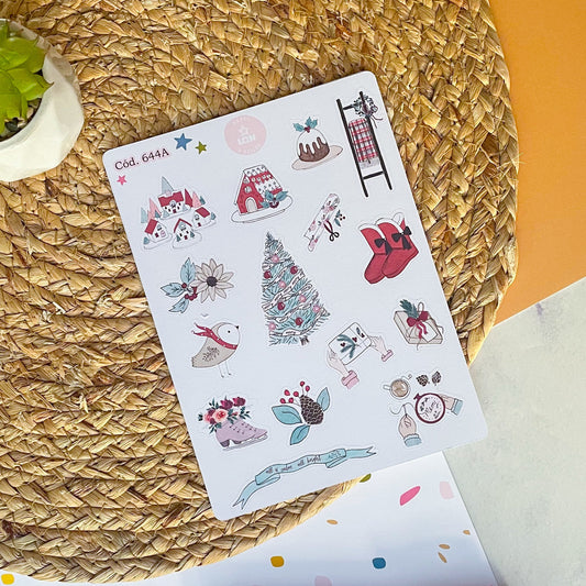 Sticker navidad año nuevo 644
