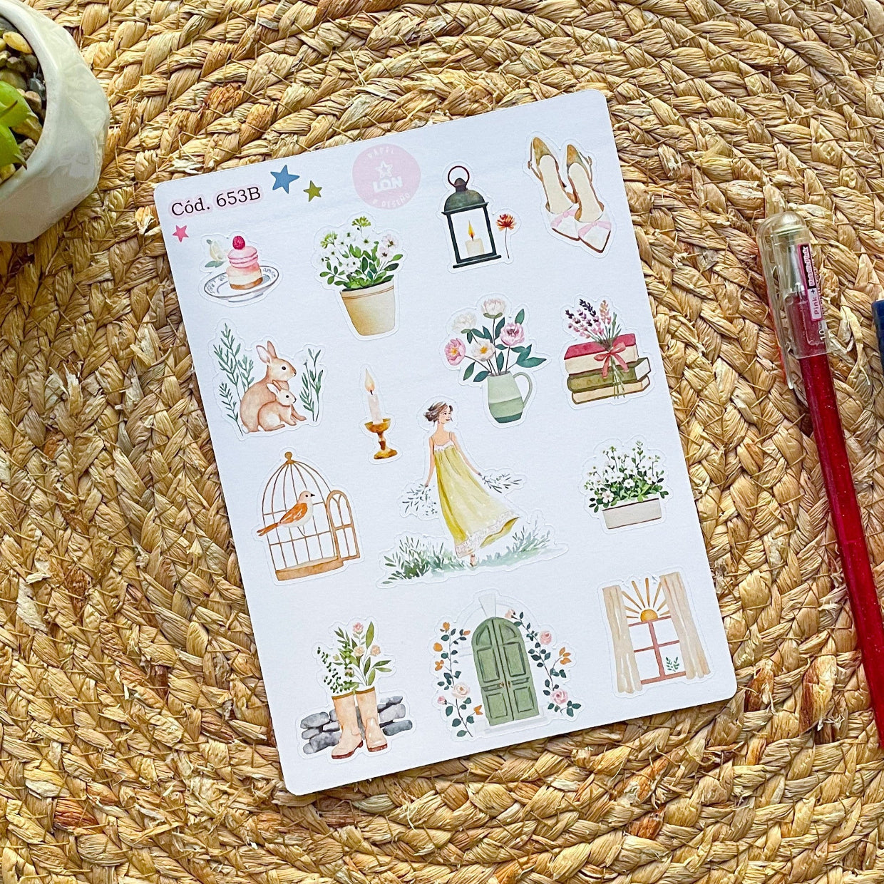 Sticker verano primavera 653