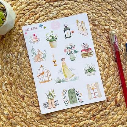 Sticker verano primavera 653
