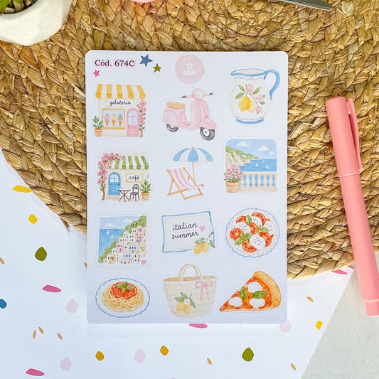 Sticker Vacaciones en Italia 674