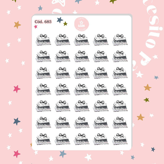 Sticker Club de lectura 685