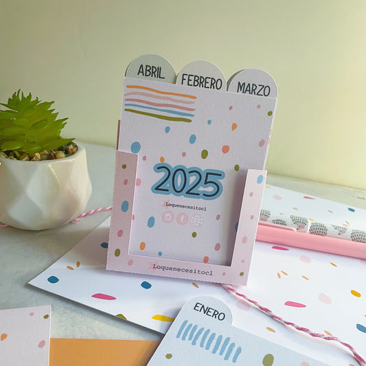 Calendario de escritorio Sin lluvia no hay flores