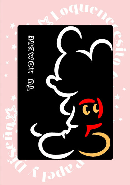 Cuaderno Discos Minnie Mickey