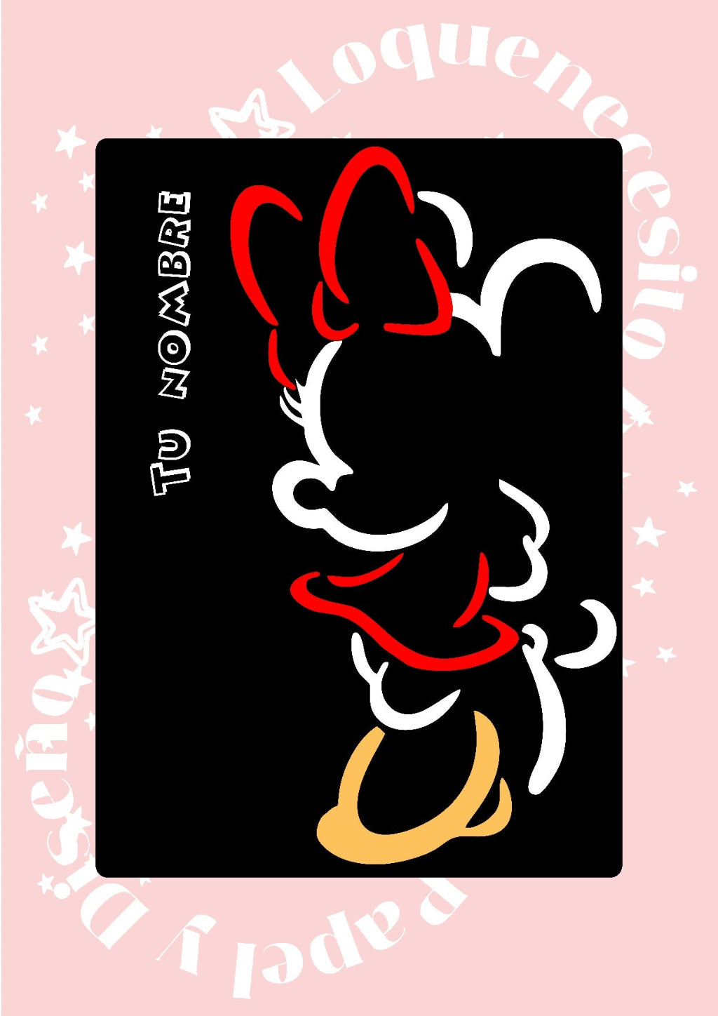 Cuaderno Discos Minnie Mickey