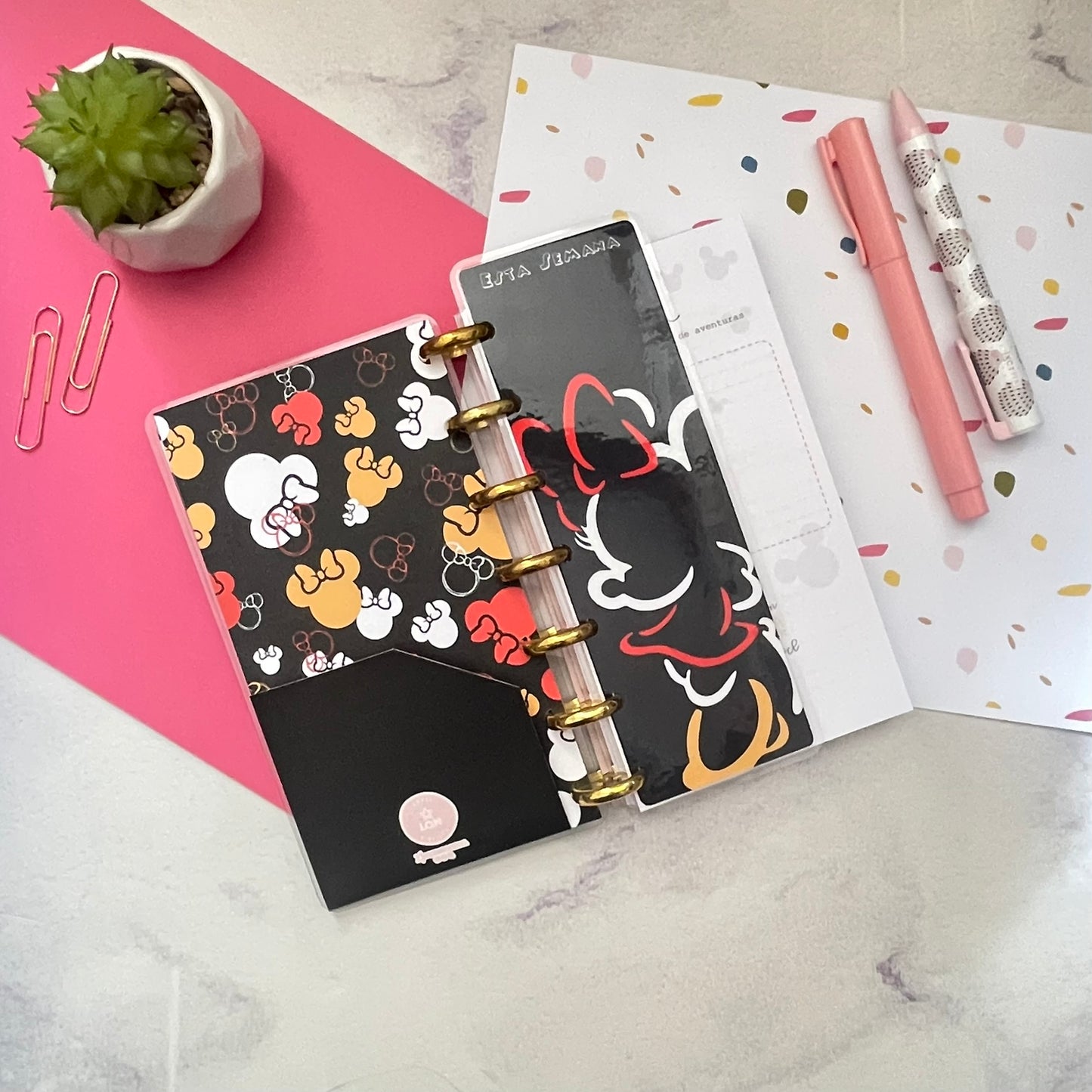 Cuaderno Discos Minnie Mickey