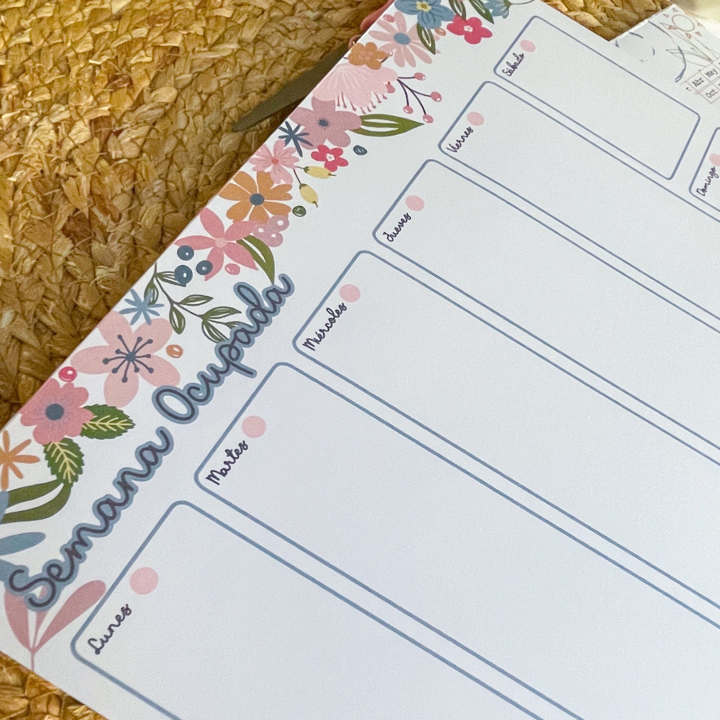 Pack Organizador escritorio "Pétalos que organizan sueños"