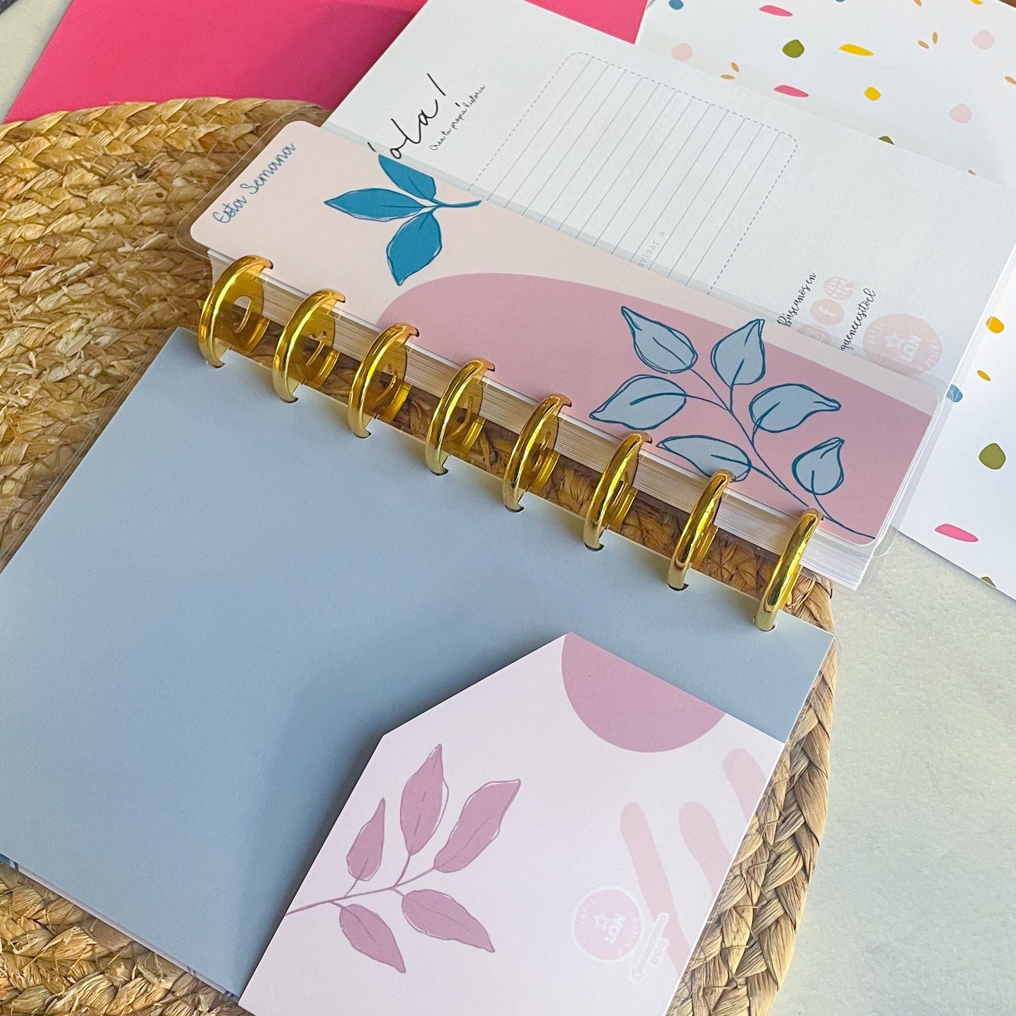 Cuaderno Discos 68 Floral