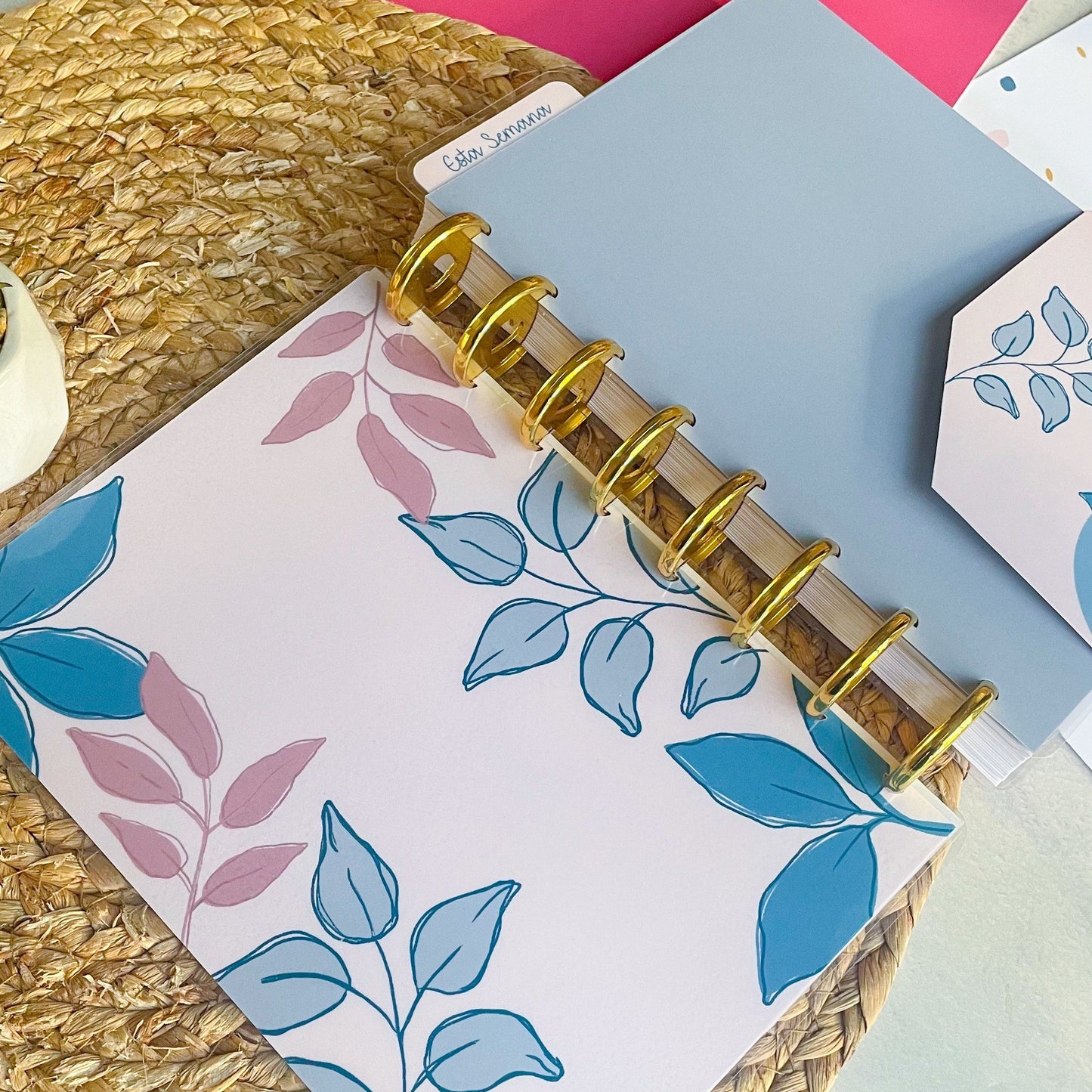 Cuaderno Discos 68 Floral