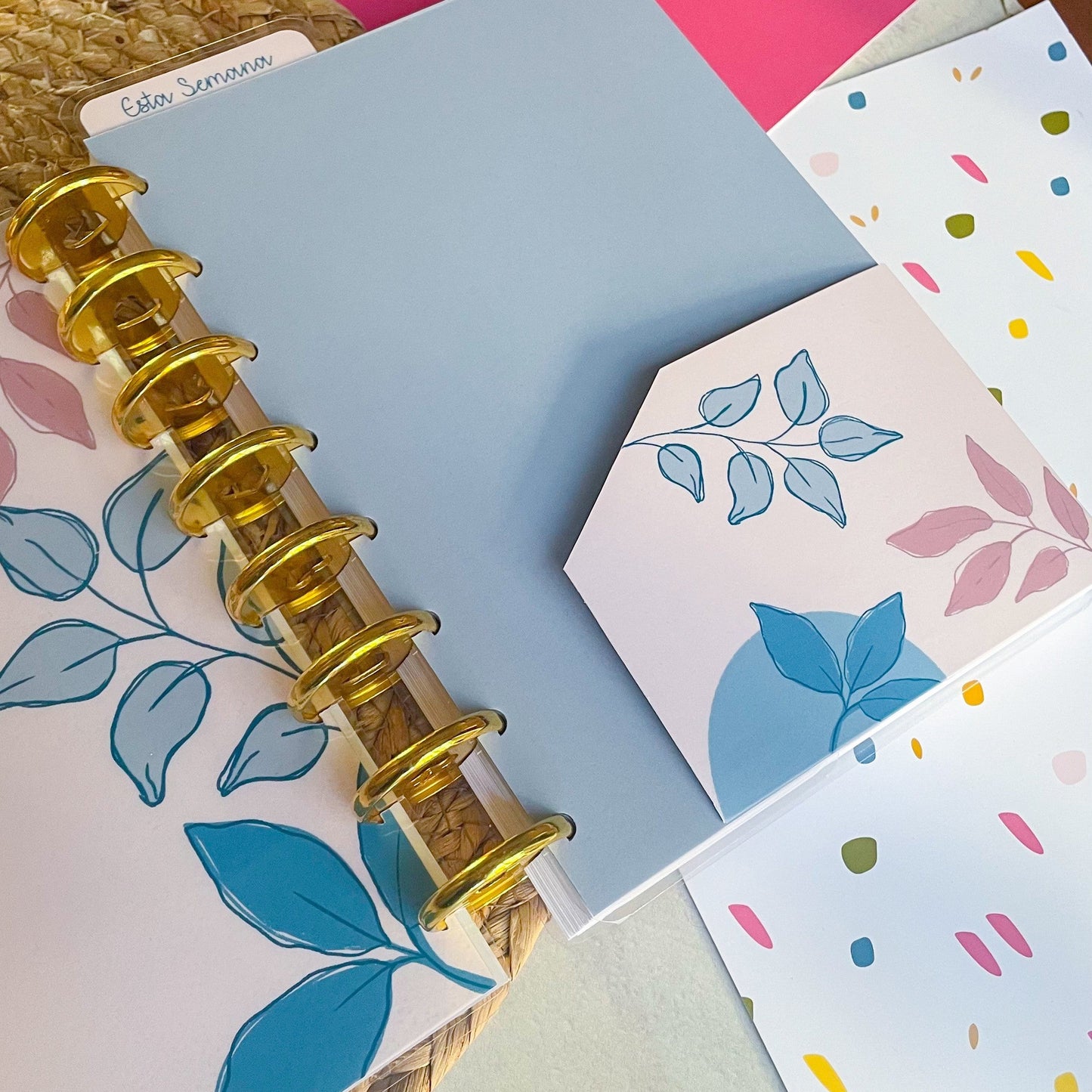 Cuaderno Discos 68 Floral